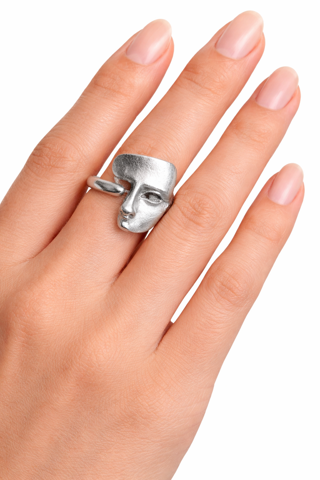 Anello maschera regolabile Argento 925