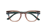 Occhiale da lettura twins gold funk marrone-verde +1.50