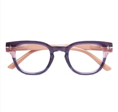 Occhiale da lettura premontato twins gold funk viola-rosa +3.50