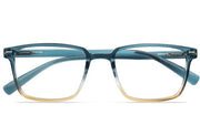 Occhiale da lettura twins silver pop petrolio-miele