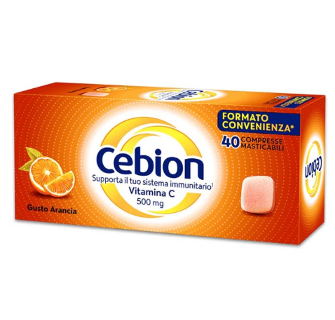 Cebion Masticabile Arancia 40 Compresse