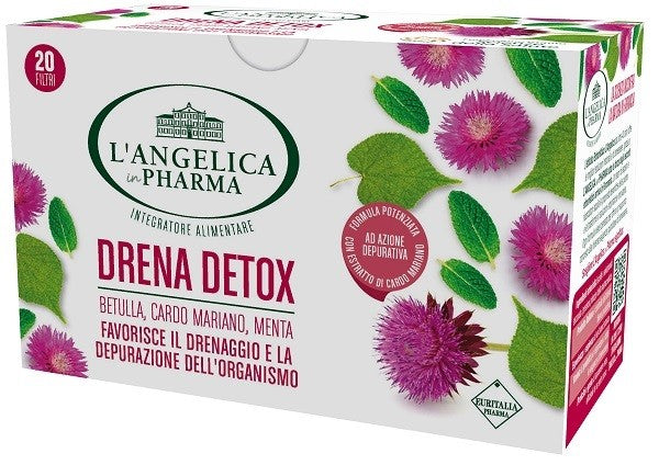 L'angelica tisana drena detox 20 filtri