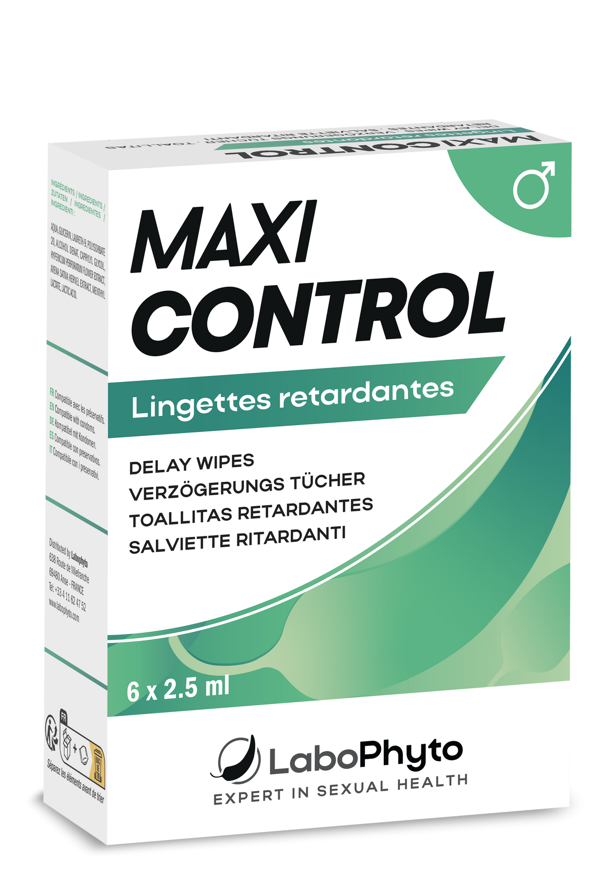 Labophyto Maxi Control 6 Salviette Ritardanti