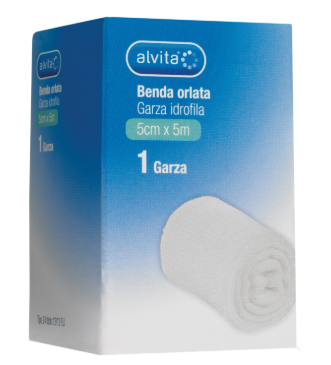 Alvita Benda In Garza Idrofila Orlata