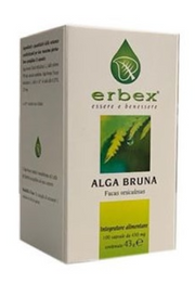 Erbex Alga Bruna integratore alimentare 100 capsule