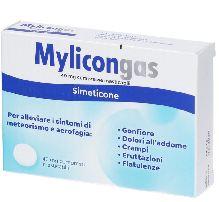 Mylicongas* 50 Compresse Masticabili 40mg