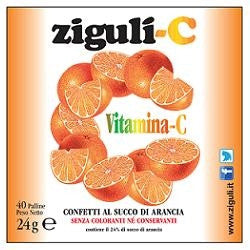 Ziguli C Arancia 40 Confetti 24 G