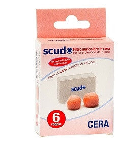 Tappo Auricolare Earplug Scudo In Cera 6 Coppie 12 Pezzi