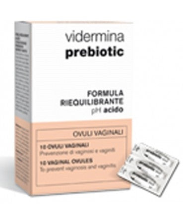 Vidermina Prebiotic Ovuli Vaginali 10 Pezzi