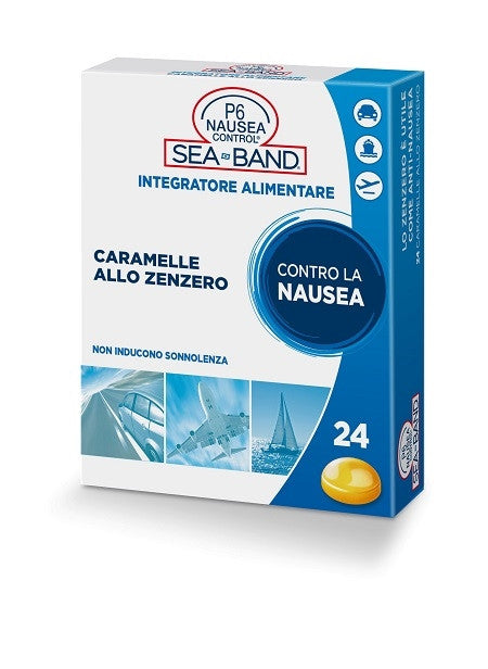 P6 Nausea Control Sea Band Zenzero 24 Pezzi