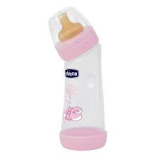 Chicco Biberon Angolato Girl Caucciu 250ml