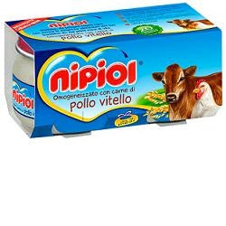 Nipiol Omogeneizzato Vitello Pollo 80 G 2 Pezzi