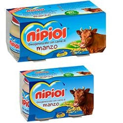 2 Confezioni Nipiol Omogeneizzato al manzo 120 g