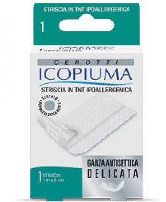 Icopiuma Cerotto Striscia In Tnt Ipoallergenica 1m X 6cm