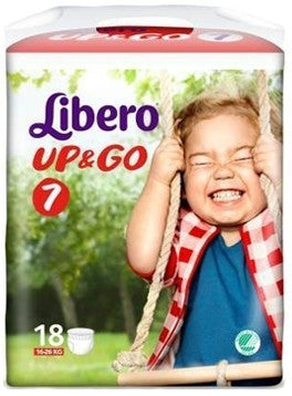 Libero Up&go Pannolino Taglia 7 4x18 Pezzi