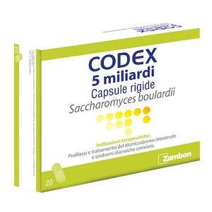 Codex*20 Capsule 5m Miliardi 250mg Blister