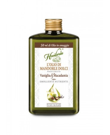Huilerie Olio Mandorle Dolci Vaniglia E Macademia 300 Ml
