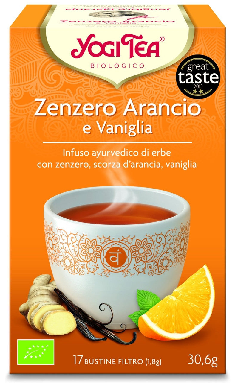 Yogi Tea Zenzer Arancia Vaniglia Bio 17 Filtri