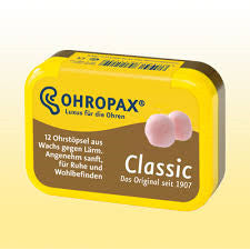 Ohropax Tappi Auricolari Classic Cera 12 Pezzi