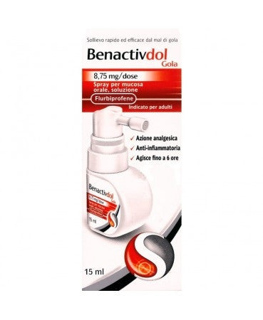 Benactivdol Gola Spray Mucosa Orale 15ml