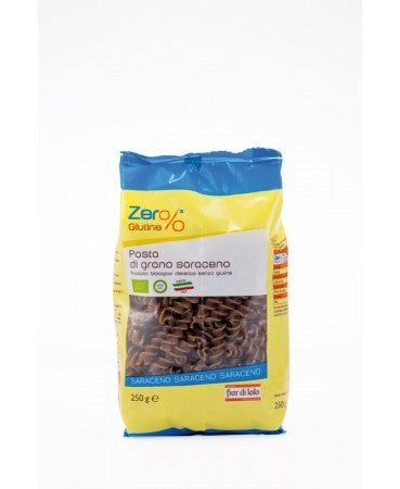 Zero% Fusilli Al Grano Saraceno Pasta Senza Glutine 250g