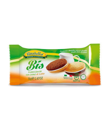 Farabella Bis Frollini Con Crema Al Latte 70g