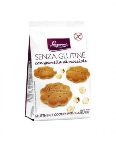 Lazzaroni Biscotti Granella Di Nocciole Senza Glutine 200g
