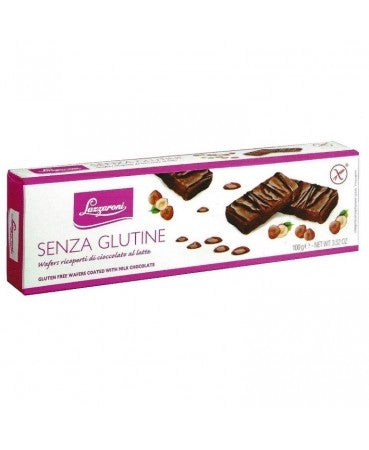 Lazzaroni Wafers Ricoperti Di Cioccolato Senza Glutine 100g