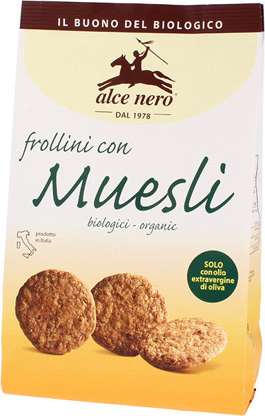 Alce Nero Frollini Con Muesli Biologici Organici 250g