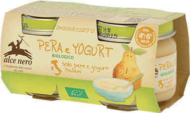 Alce Nero Omogeneizzato Pera E Yogurt 160g