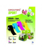 Ceroxmed Sport Kinetic Tape Cerotto Colore Blu