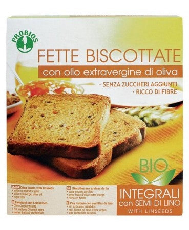 Probios Fette Biscottate Integrali Con Semi Di Lino