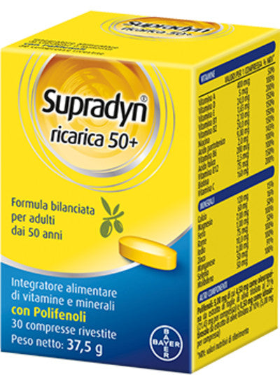 Supradyn Ricarica 50+ 30 Compresse Rivestite