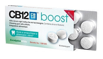 Cb12 Boost Eucalyptus White 10 Chewing Gum