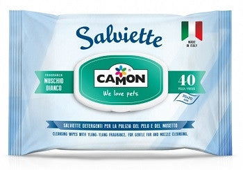 Camon Salviette Muschio Bianco 40 Pezzi