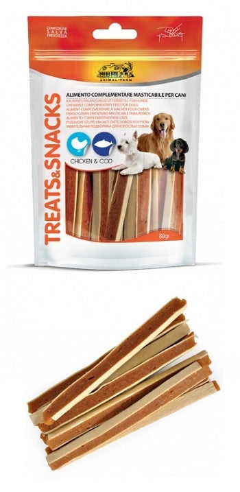 Camon Treats & Snacks Per Cani Al Pollo E Pesce