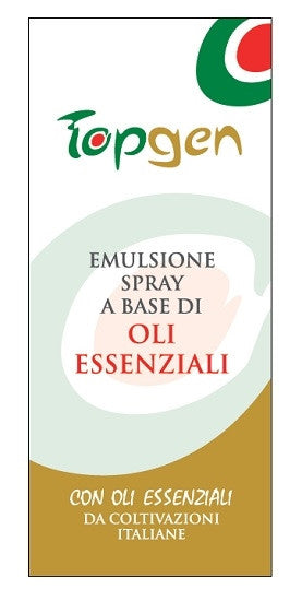 Topgen Emulsione Spray A Base Di Oli Essenziali 100ml