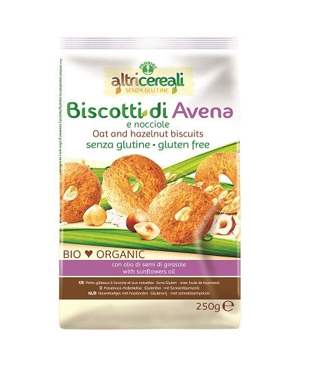 Altricereali Biscotti Di Avena E Nocciole Biologiche 250g