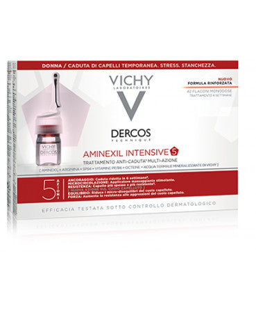 Vichy Dercos Aminexil Intensive 5 Lozione Per Donna 42 Fiale