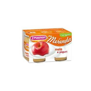 Plasmon Merenda Mela E Yogurt 120 Gr X 2