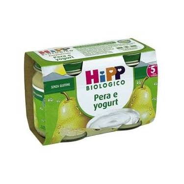 Hipp Bio Omogeneizzato Merenda Pera E Yogurt 2 X 125 Gr