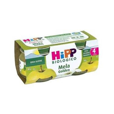 Hipp Bio Omogeneizzato Mela Golden 2 X 80 Gr