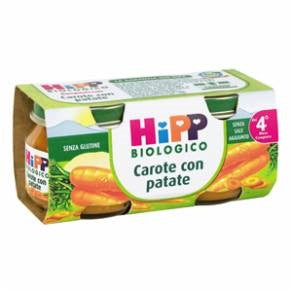 Hipp Bio Omogeneizzato Biologico Carote Con Patate 2 X 80 Gr