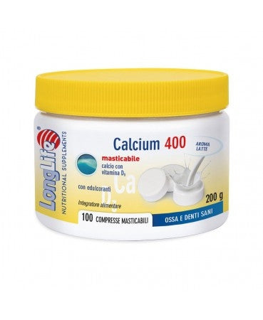 Longlife Calcium Latte 400mg 100 Compresse