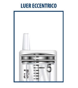 Pic Siringa sterile monouso 10 ml cono eccentrico G21x1 1/2"
