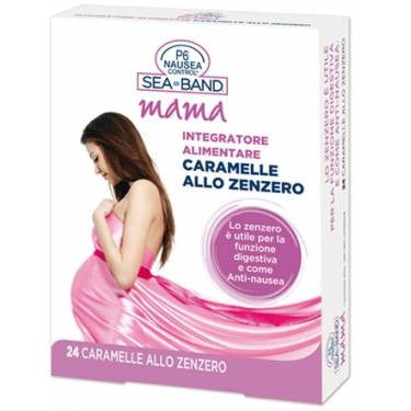 P6 Nausea Control Mama 24 Caramelle Allo Zenzero Anti Nausea