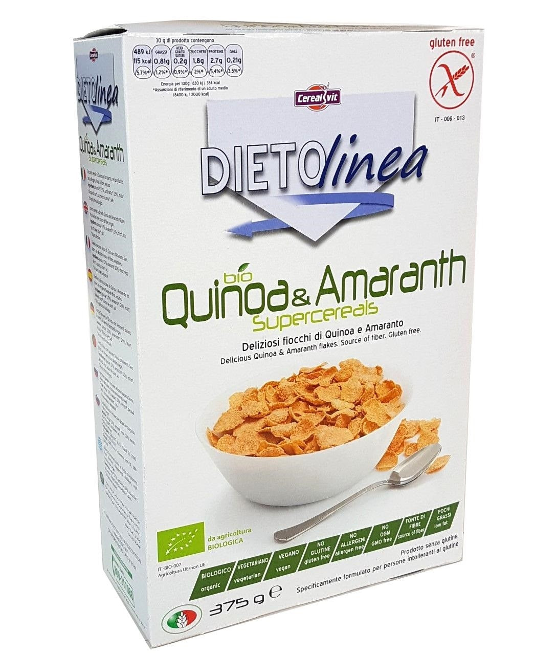 Cerealvit Dietolinea Quinoa E Amaranto 375g