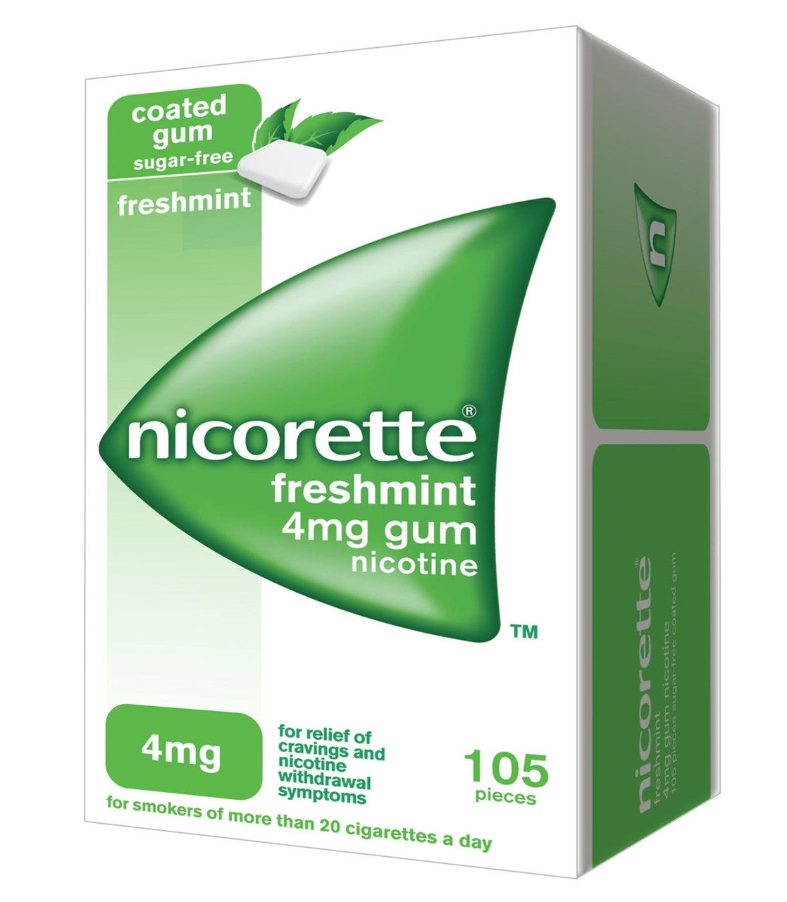 Nicorette*105 Gomme Masticabili 4mg Menta 3 Pezzi
