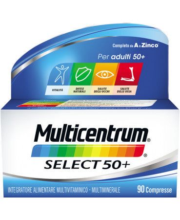 Multicentrum Select 50+ 90 Compresse 4 Pezzi
