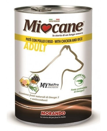 Morando Miocane Umido Patè Pollo Riso 400g